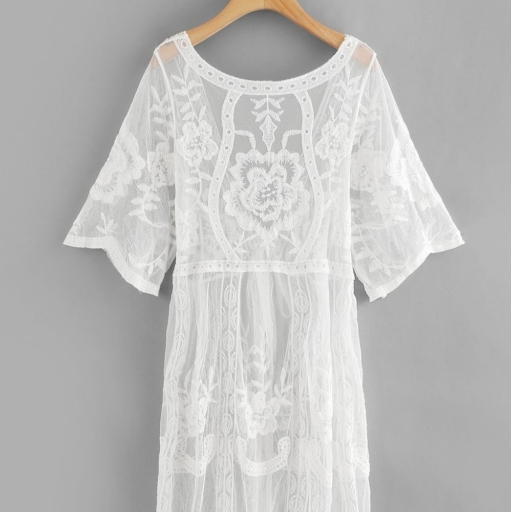 White Lace Cardigan LAST ONE! - Picture 3 of 3